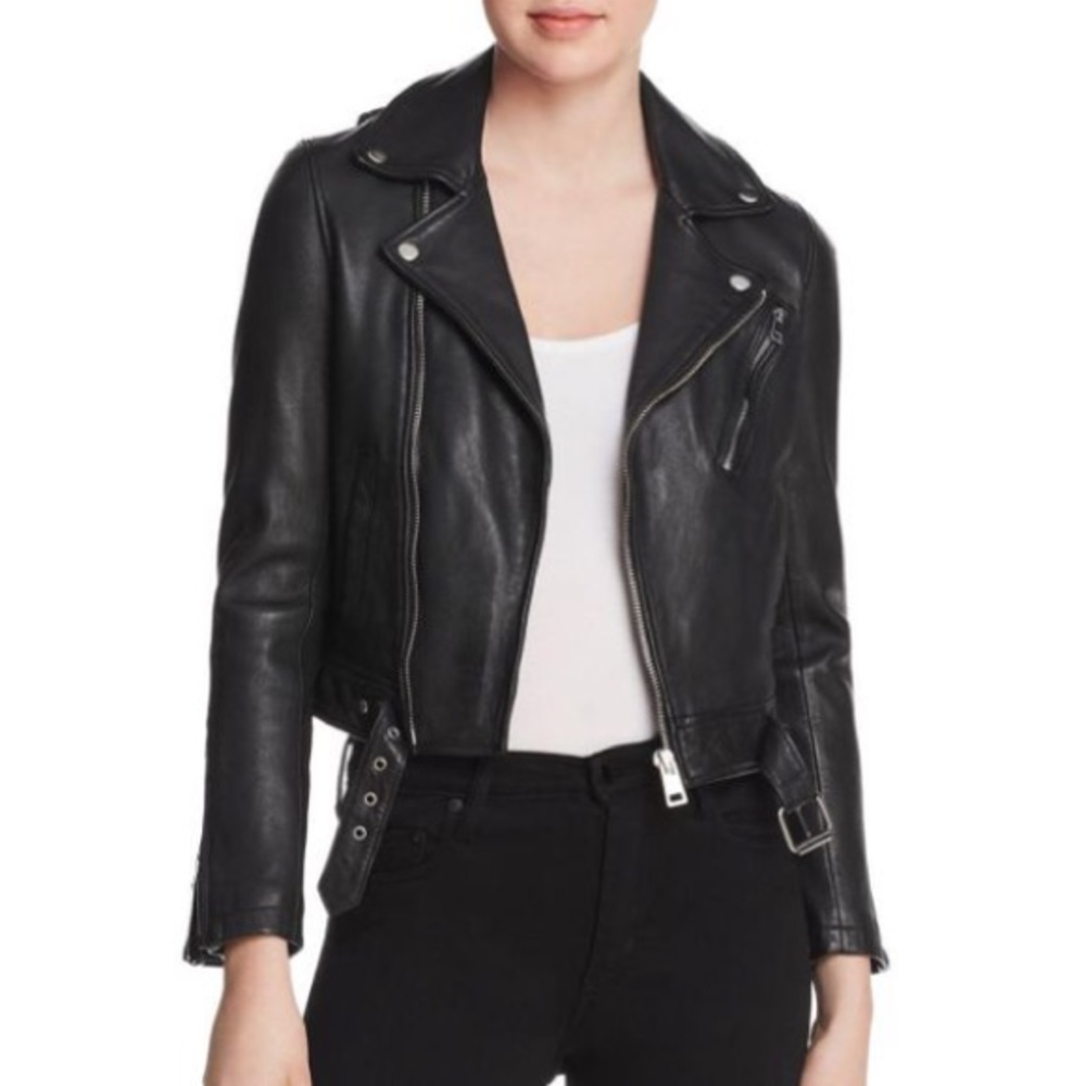 Maje Bostep Leather Jacket